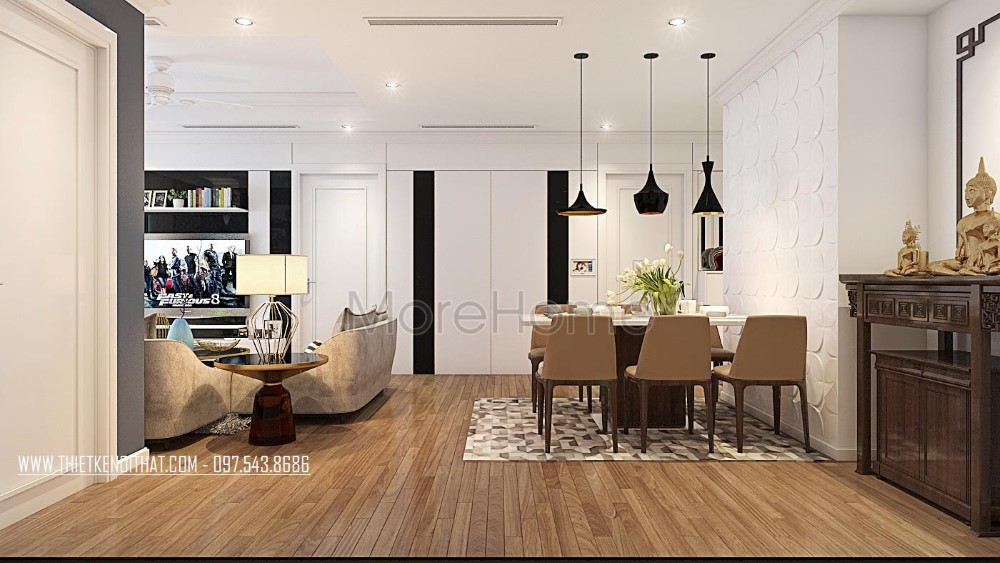 Thiết kế nội thất chung cư ParkHill Hiện đại