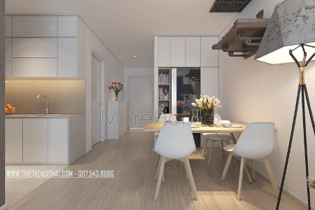 Thiết kế nội thất chung cư Green Star hiện đại