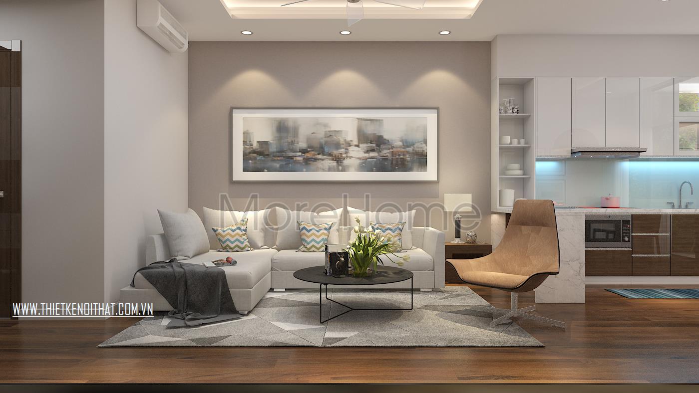 thiết kế nội thất chung cư 85m2