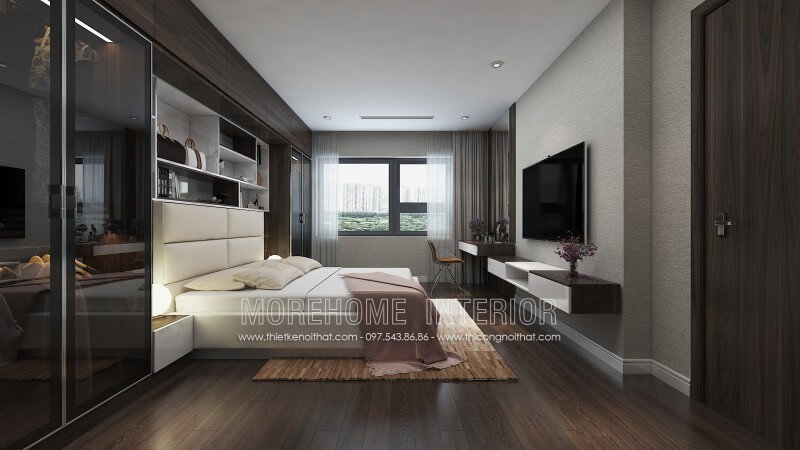 Giường ngủ chung cư đẹp Giường ngủ chung cư đẹp