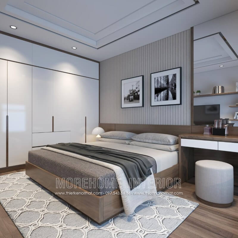 Giường ngủ chung cư đẹp Giường ngủ chung cư đẹp