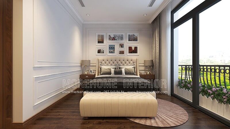 Giường ngủ chung cư đẹp Giường ngủ chung cư đẹp