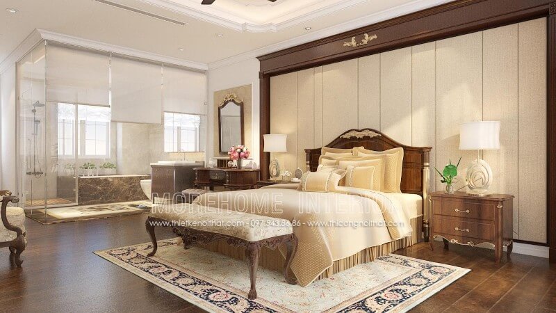 Giường ngủ chung cư đẹp Giường ngủ chung cư đẹp