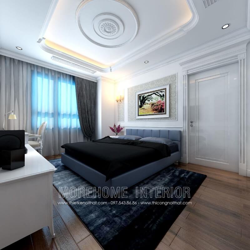 Giường ngủ chung cư đẹp Giường ngủ chung cư đẹp