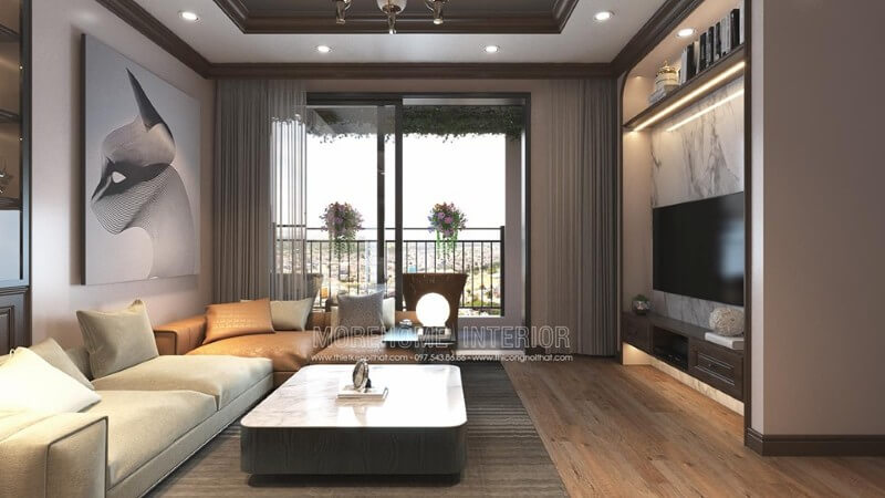 Thiết kế nội thất chung cư Sunshine Riverside Tây Hồ Thiết kế chung cư phong cách hiện đại đẹp