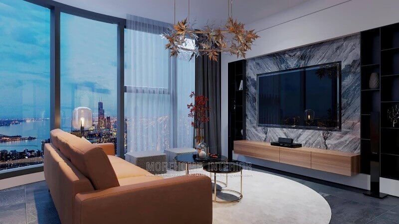 Thiết kế nội thất chung cư Vinhomes Ba Son phong cách hiện đại Thiết kế chung cư phong cách hiện đại đẹp