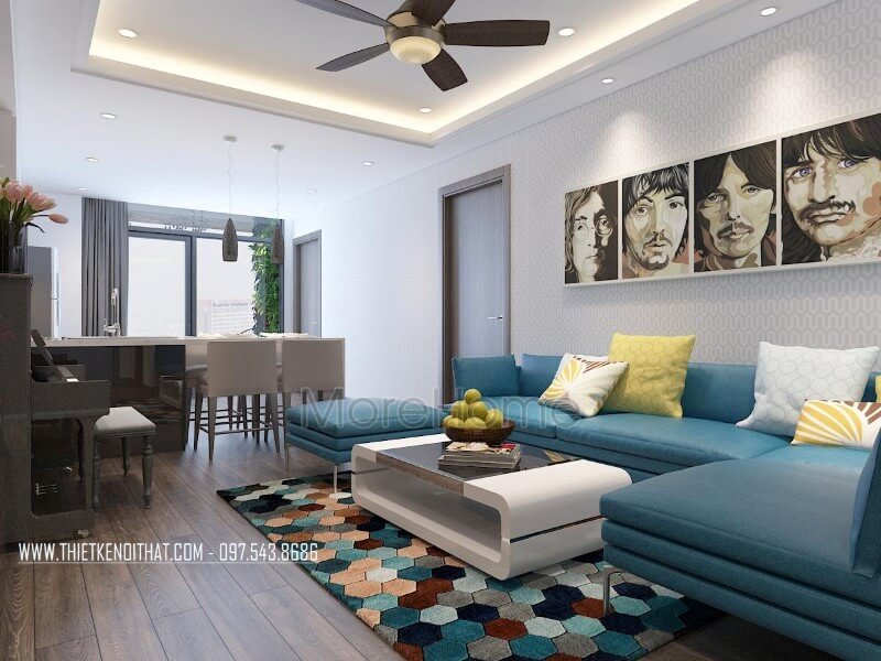 Thiết kế nội thất chung cư Tràng An hiện đại Thiết kế chung cư phong cách hiện đại đẹp