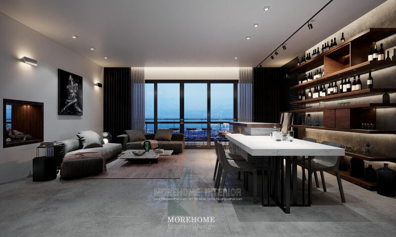 Thiết kế nội thất chung cư Vinhomes Sky Lake hiện đại Thiết kế chung cư hiện đại