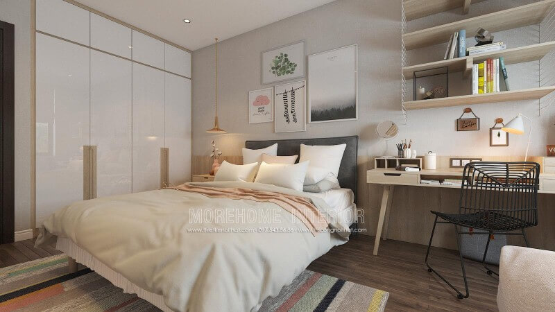 Bộ tranh in canvas 4 bức treo tường độc đáo, sinh động tạo nét trẻ trung, đáng yêu cho phòng ngủ nữ. Thiết kế nội thất chung cư đẹp, hiện đại
class=