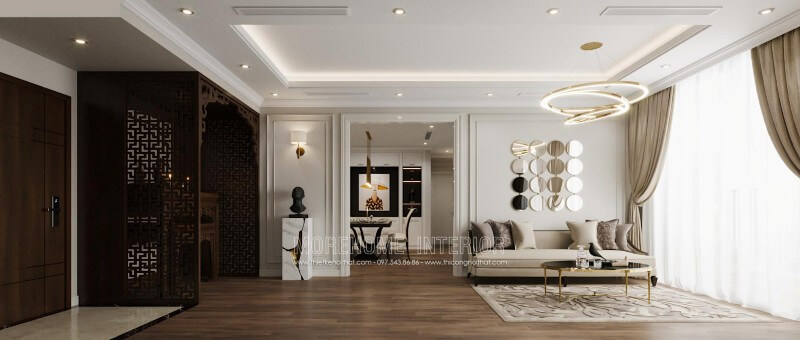 Trang trí nội thất chung cư cao cấp phong cách tân cổ điển, sang trọng và ấn tượng Trang trí nội thất chung cư trẻ trung, sang trọng và đẳng cấp