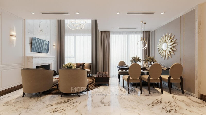 Nội thất chung cư gỗ tự nhiên với sự bố trí hợp lí mang lại sự đẳng cấp và sang chảnh hơn cả Trang trí nội thất chung cư trẻ trung, sang trọng và đẳng cấp