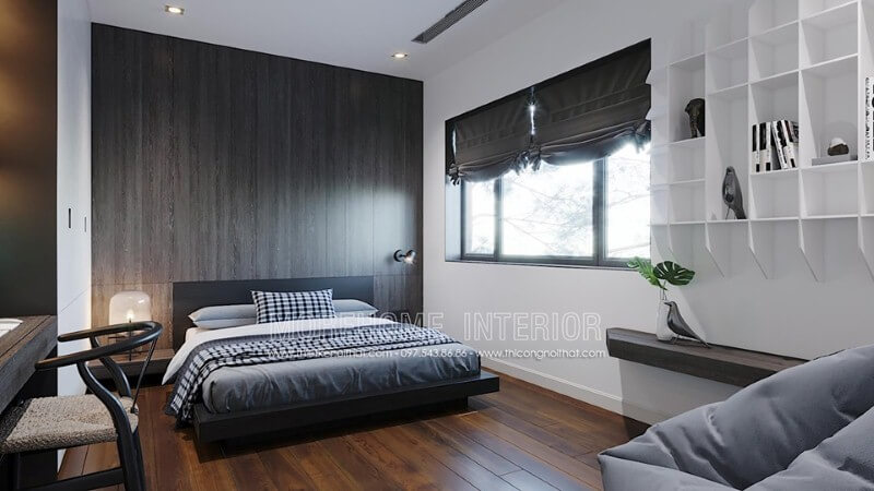 Hình ảnh mẫu thiết kế nội thất phòng ngủ chung cư sang trọng, cuốn hút Hình ảnh mẫu thiết kế nội thất phòng ngủ chung cư sang trọng, cuốn hút