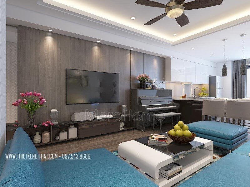 Kệ ti vi chung cư hiện đại