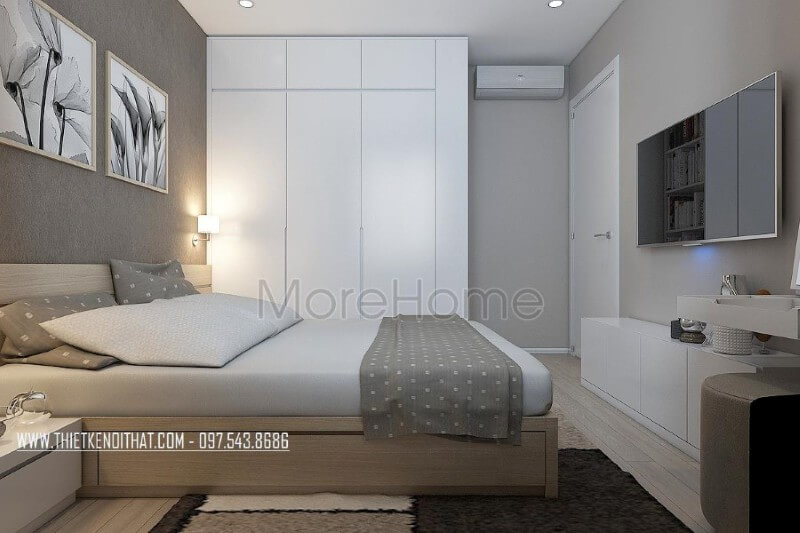 Mẫu giường ngủ hiện đại gỗ công nghiệp mới lạ đang được nhiều khách hàng yêu thích bởi sự tiện dụng và sang trọng của nó mang lại. Mẫu nội thất chung cư đẹp