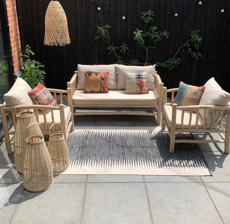 Sofa gỗ Rustic