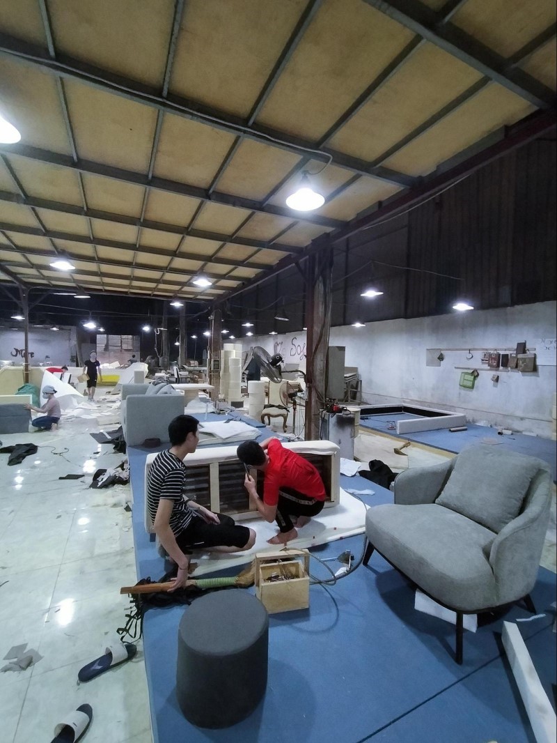 Sofa gỗ Rustic