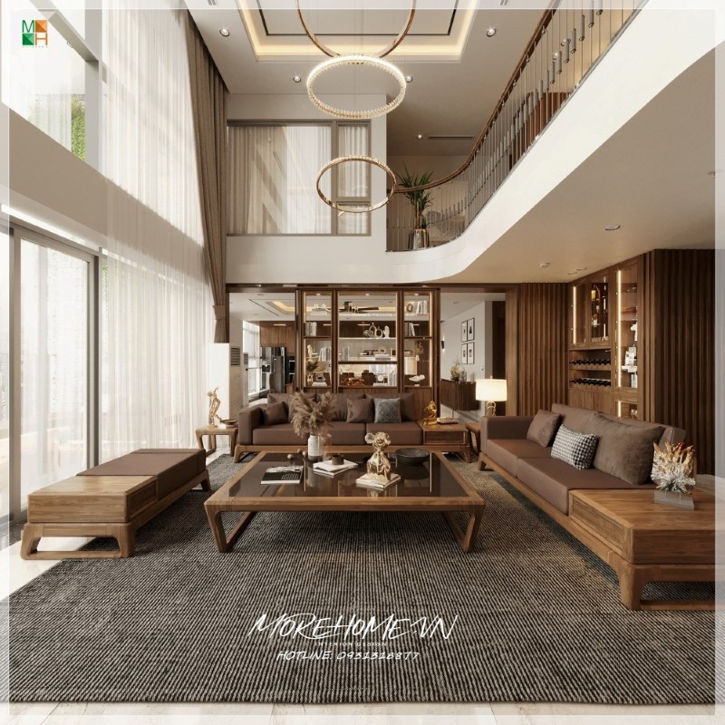 Sofa gỗ hộp
