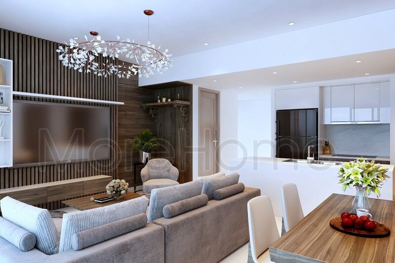 Mẫu bàn thờ đẹp màu nâu trầm được bán chạy tại MoreHome