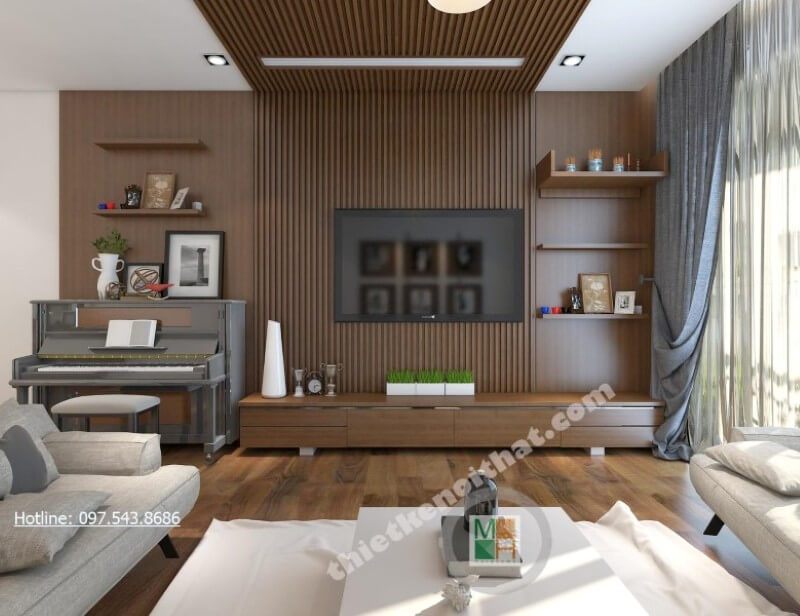 Mẫu thiết kế nội thất chung cư Royal City cao cấp phong cách hiện đại