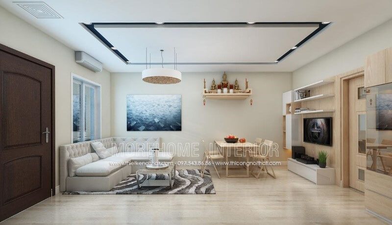 Cùng Moresofa ngắm nhìn mẫu sofa góc L bọc nỉ đẹp, sang trọng