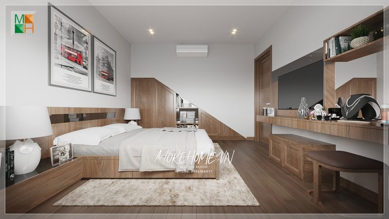 Mẫu thiết kế phòng ngủ sang trọng đẹp tinh tế và ấn tượng cho cuộc sống của mọi thành viên trong gia đình thêm tiện nghi.