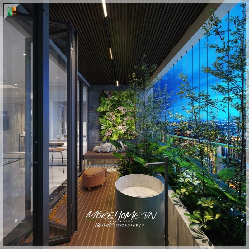 Thiết kế ban công chung cư