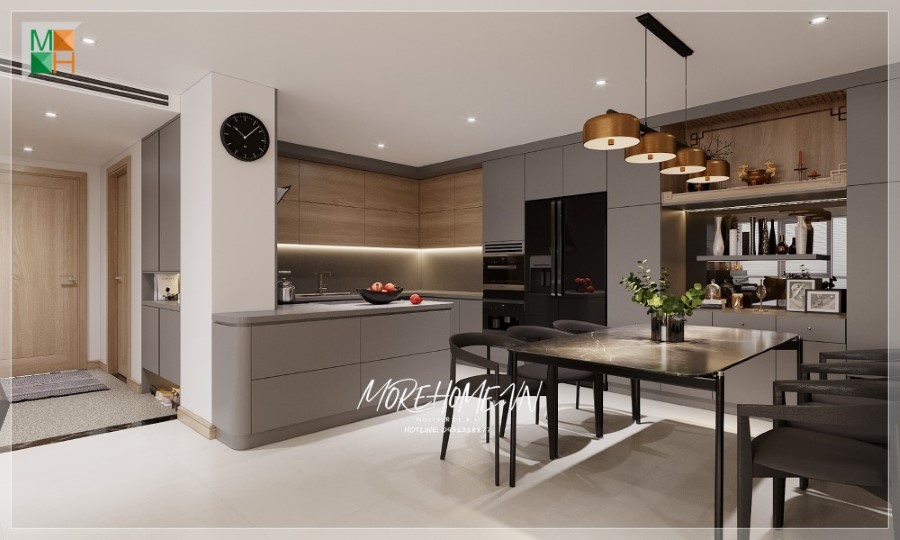 thiết kế nội thất chung cư 95m2