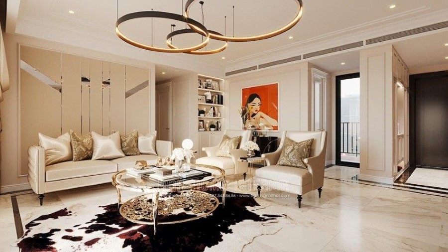 thiết kế nội thất chung cư 95m2