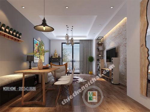 Hoàn thiện nội thất chung cư hiện đại tại Morehome Hoàn thiện nội thất chung cư hiện đại