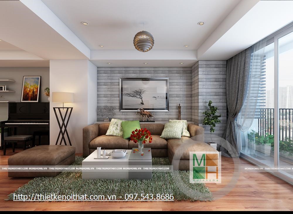 Hoàn thiện nội thất chung cư hiện đại tại Morehome Hoàn thiện nội thất chung cư hiện đại