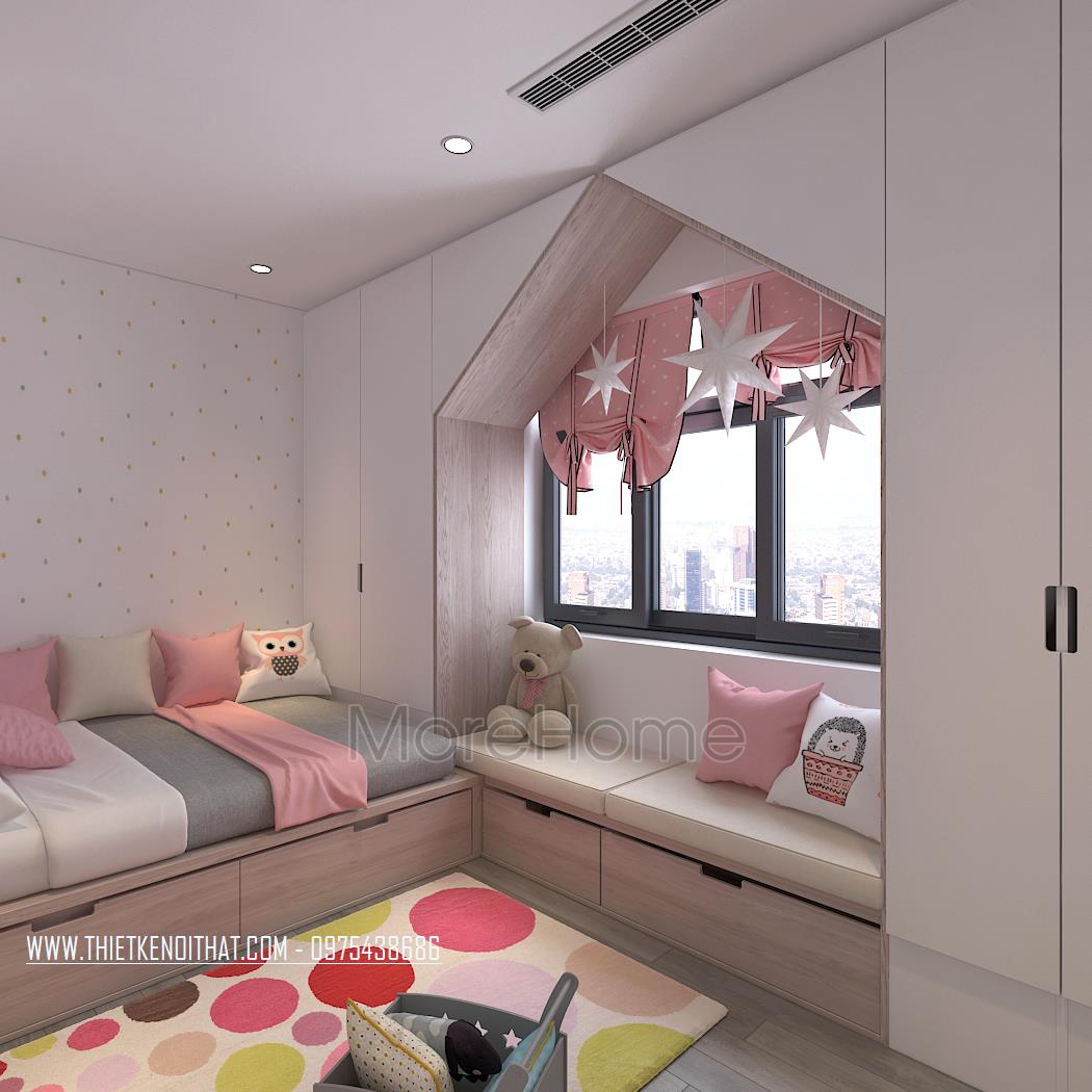 3 Gợi ý cho bạn tự thiết kế nội thất chung cư 2 phòng ngủ nhỏ siêu dễ thương