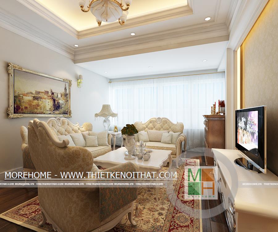 5 mẫu thiết kế nội thất chung cư Mandarin Garden mới nhất Thiết kế nội thất chung cư Mandarin Garden