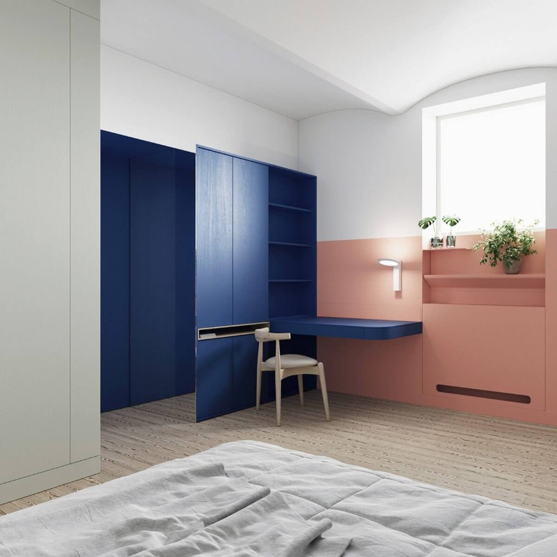 Thiết kế nội thất theo phong cách color block Thiết kế nội thất theo phong cách color block