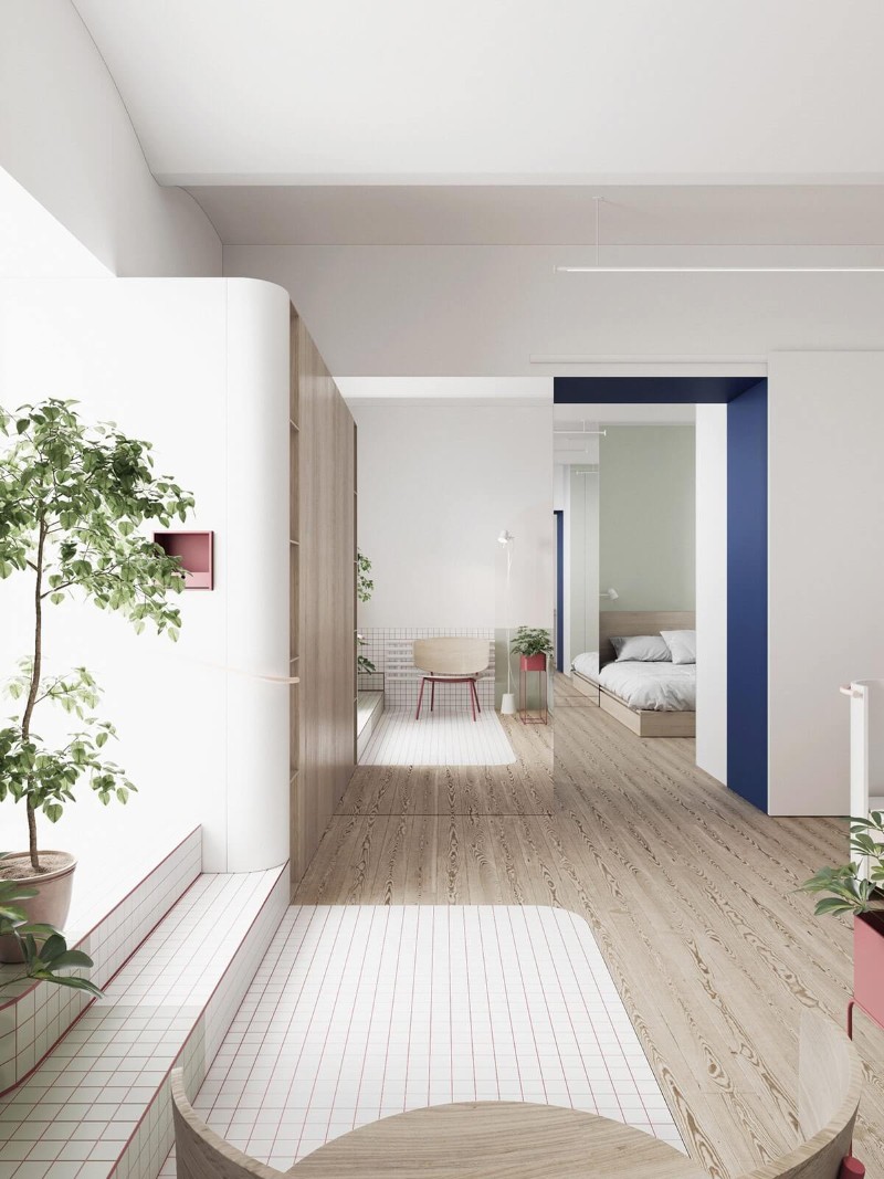 Thiết kế nội thất theo phong cách color block Thiết kế nội thất theo phong cách color block