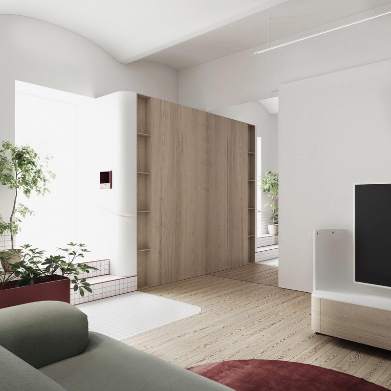 Thiết kế nội thất theo phong cách color block Thiết kế nội thất theo phong cách color block